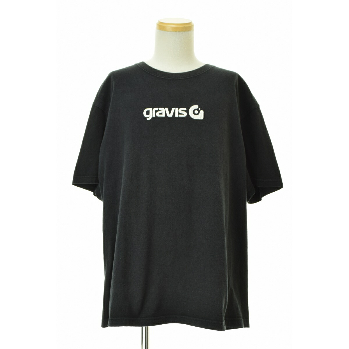 【中古】GRAVIS / グラビス ロゴプリント半袖Tシャツ【cacfbabd-m】