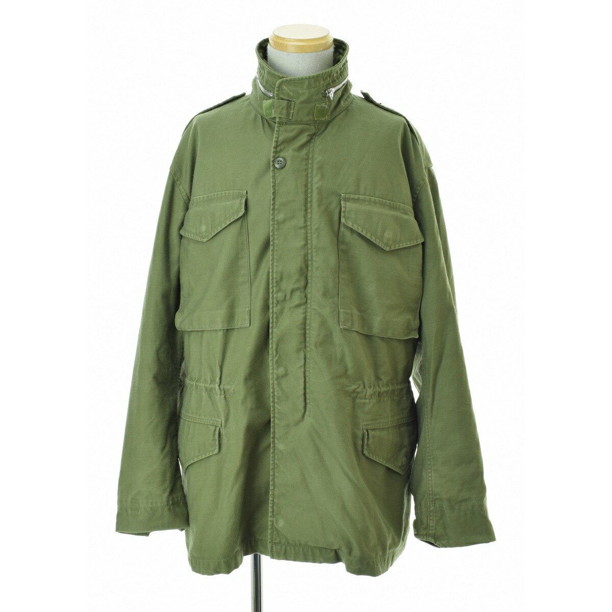 【中古】US ARMY / ユーエスアーミー 60s M-65 M65 2nd アルミジップ エポレット付フィールドジャケット【caceagbf-m】