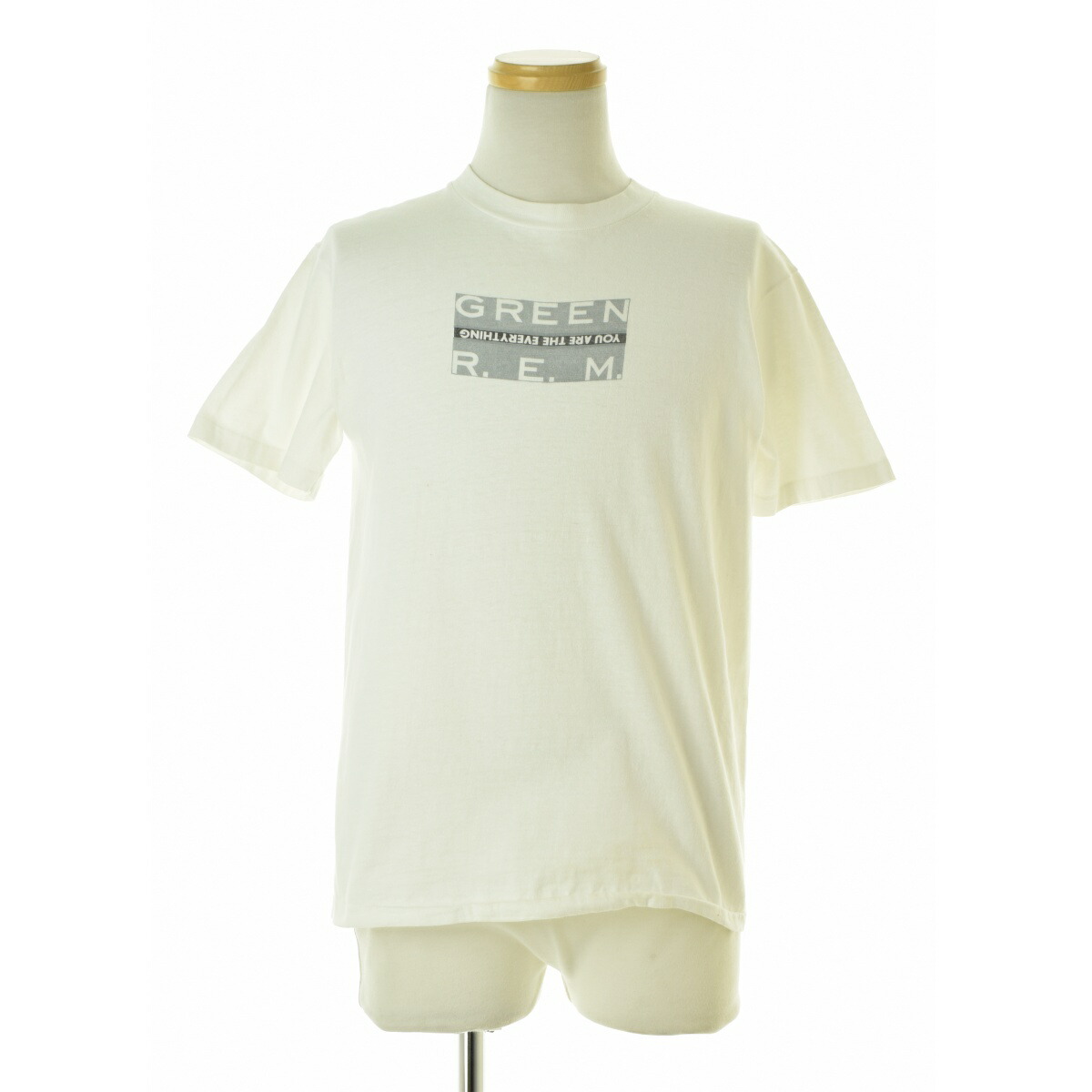 【中古】VINTAGE / ヴィンテージ ～90s R.E.M GREEN YOU ARE THE EVERYTHING半袖Tシャツ【cacfbadb-m】