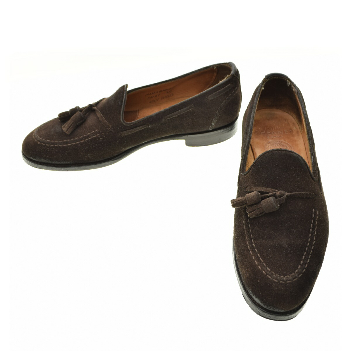【中古】【期間限定値下げ】JOSEPH CHEANEY HARRY ハリー スウェードタッセルローファーレザーシューズ【cacfagbc-z】