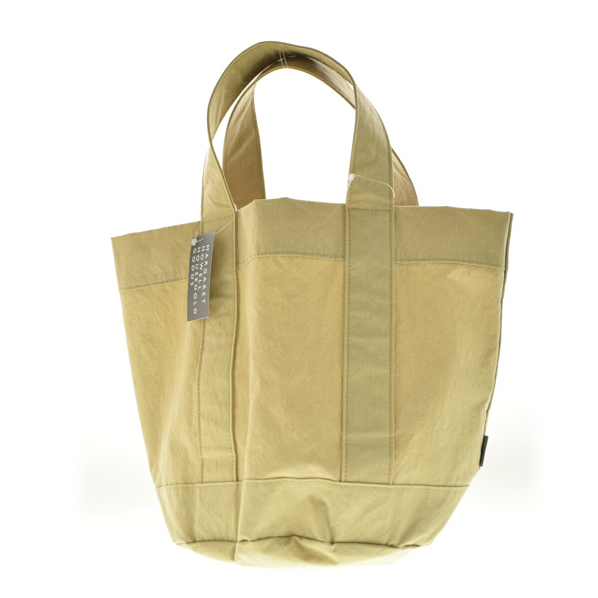 【中古】MARGARET HOWELL HOUSEHOLD GOODS / マーガレットハウエル 24SS 5894271001 STIFF NYLONトートバッグ【cacgadai-z】