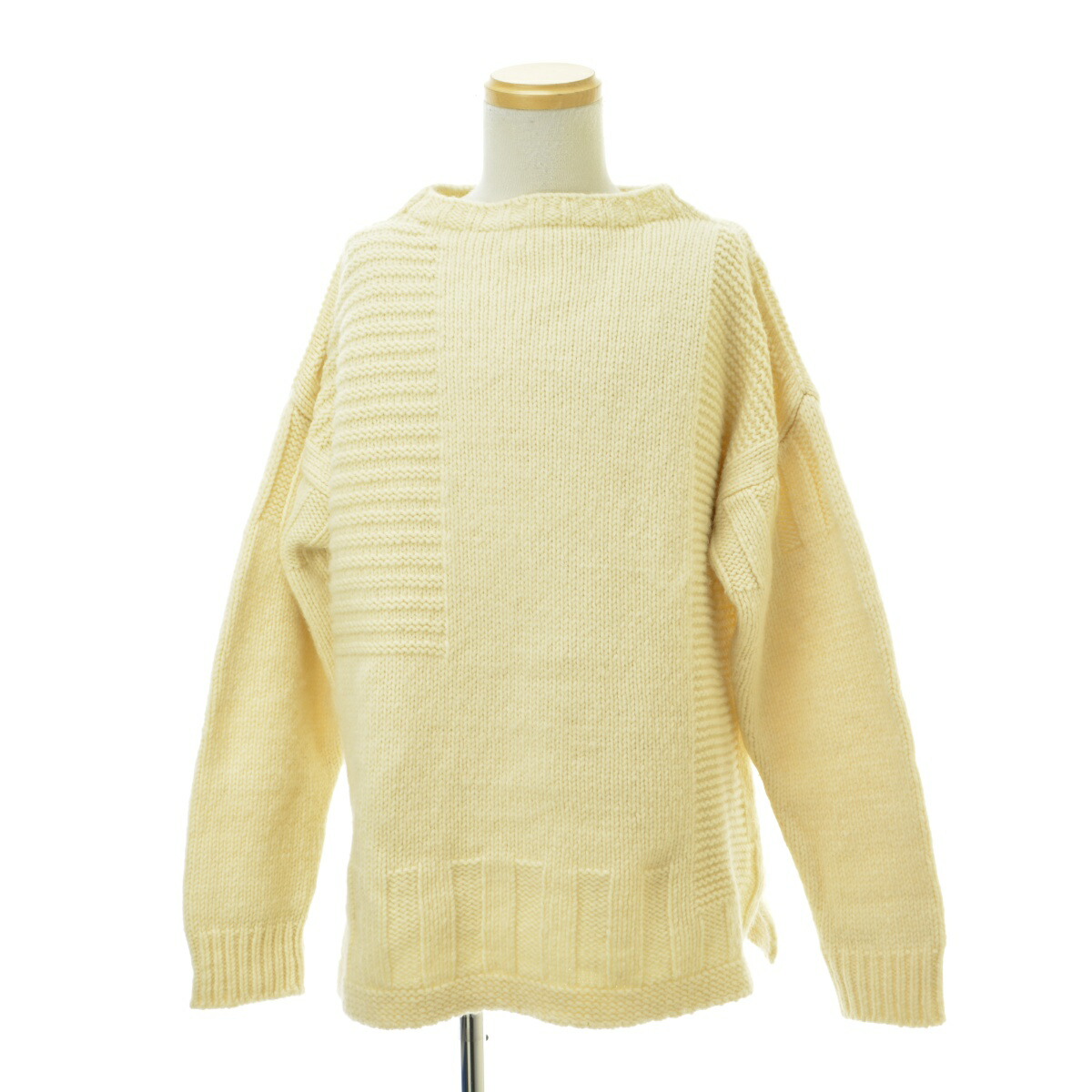 【中古】COOHEM / コーヘン YONETOMI 13-214-029 Super Big Guernsey P/O ビッグ ガンジー長袖ニットセーター【cacgabbi-m】