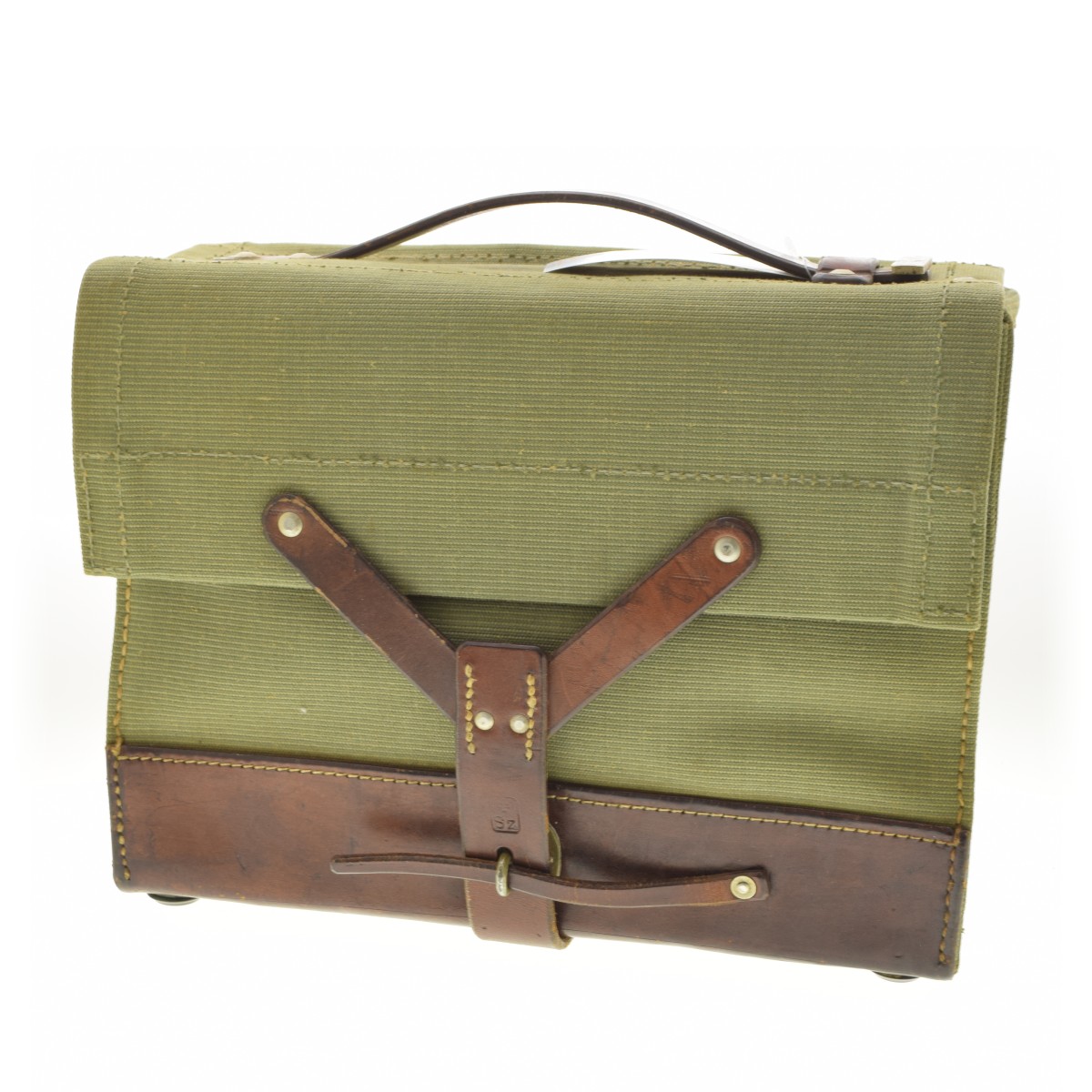 【中古】MILITARY / ミリタリー 60sスイス軍 AMMO ツールバッグバッグ【cacgacbd-z】