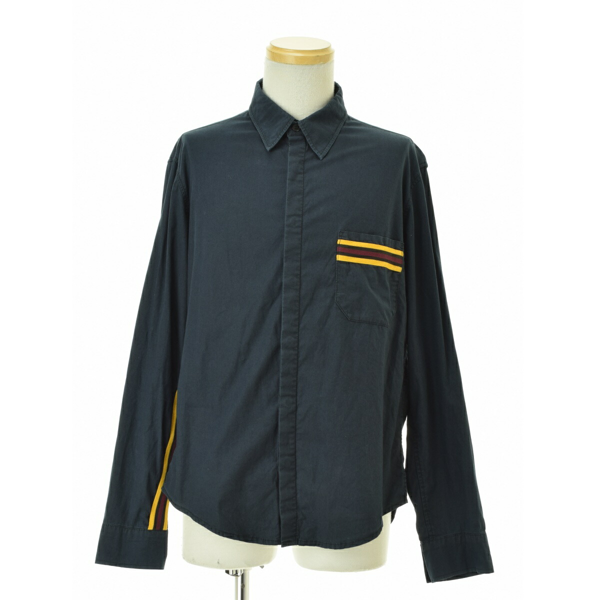 Y-3 ワイスリー　ロングシャツジャケット　爆走黒鴉 Y-3 - ラスト1点 / U CRFT GRAPHIC LONG SHIRT / ユニセックス