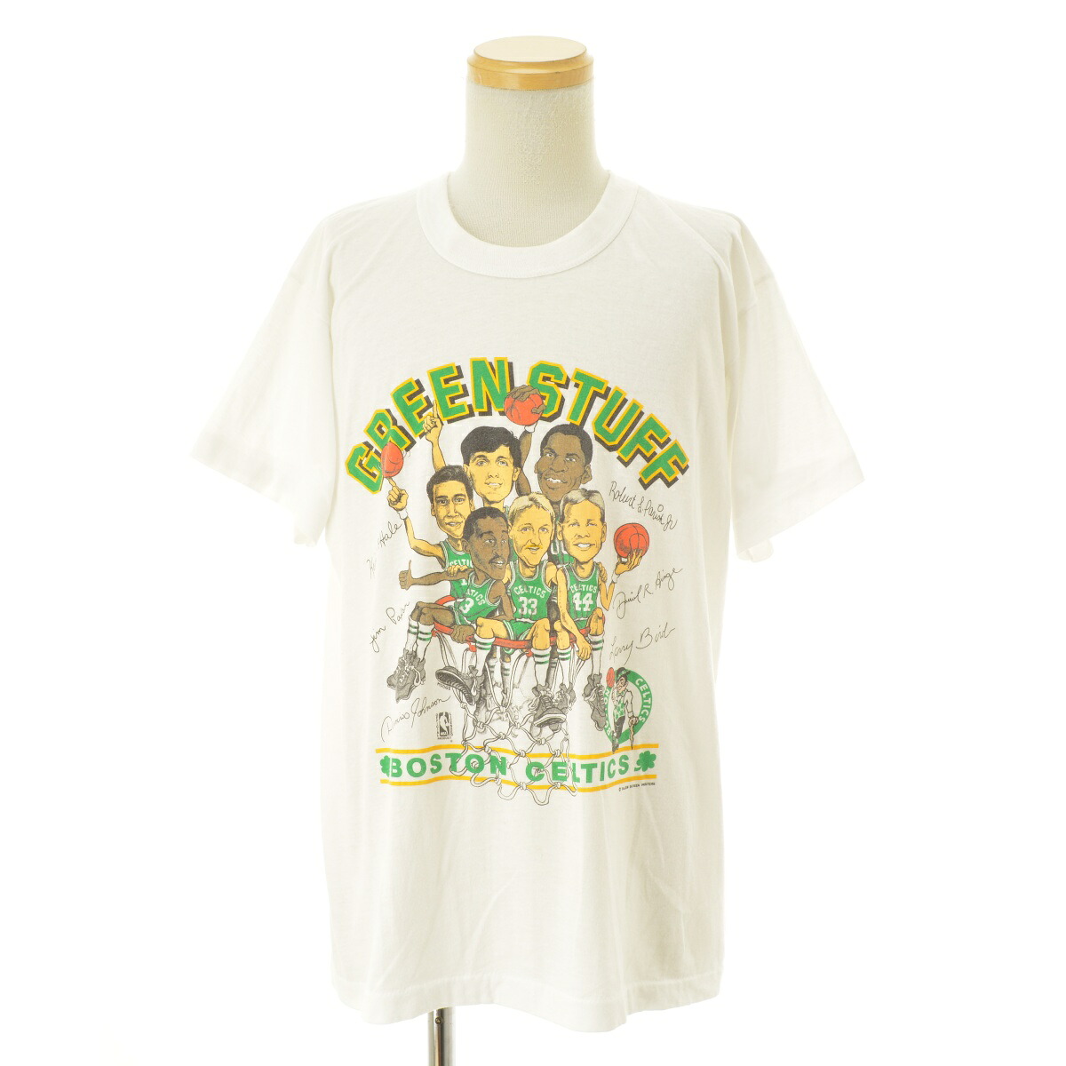 【中古】SCREEN STARS / スクリーンスターズ80s BOSTON CELTICS NBA GREEN STUFF ボストンセルティックス半袖Tシャツ【cacfbacb-m】｜ブランド古着の買取販売カンフル 10,296円