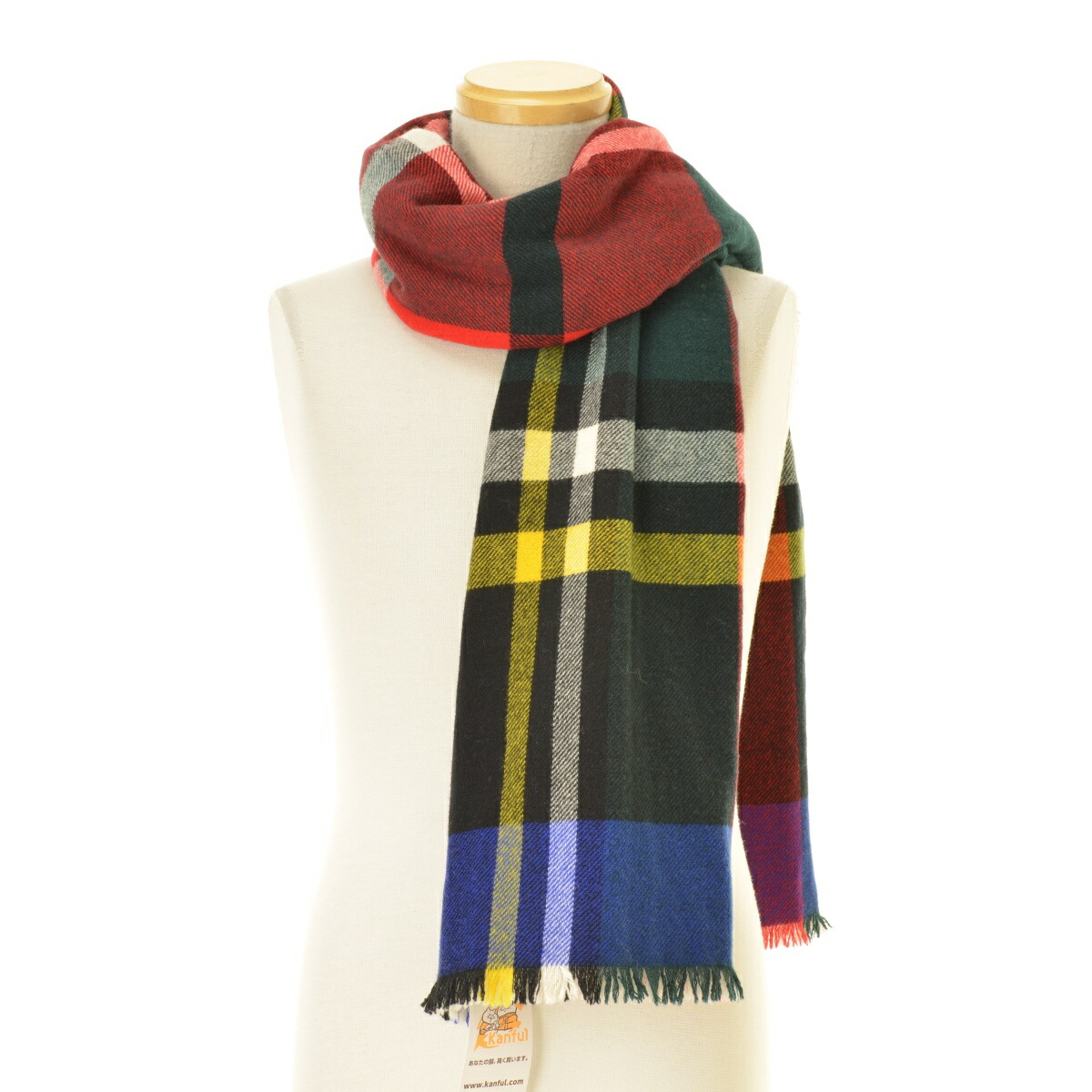 【中古】Johnstons / ジョンストンズ JOHNSTONS OF ELGIN ウールカシミヤマフラー【cacfaibh-z】