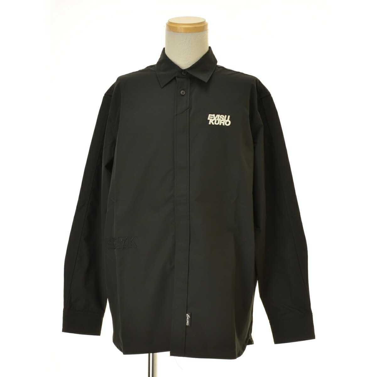 【中古】EVISU / エヴィス KURO 25AW 2ESGNM5SJ5028RXSN SHIRT JACKET エンボスロゴ リラックスフィット シャツジャケット【cacfbbca-m】