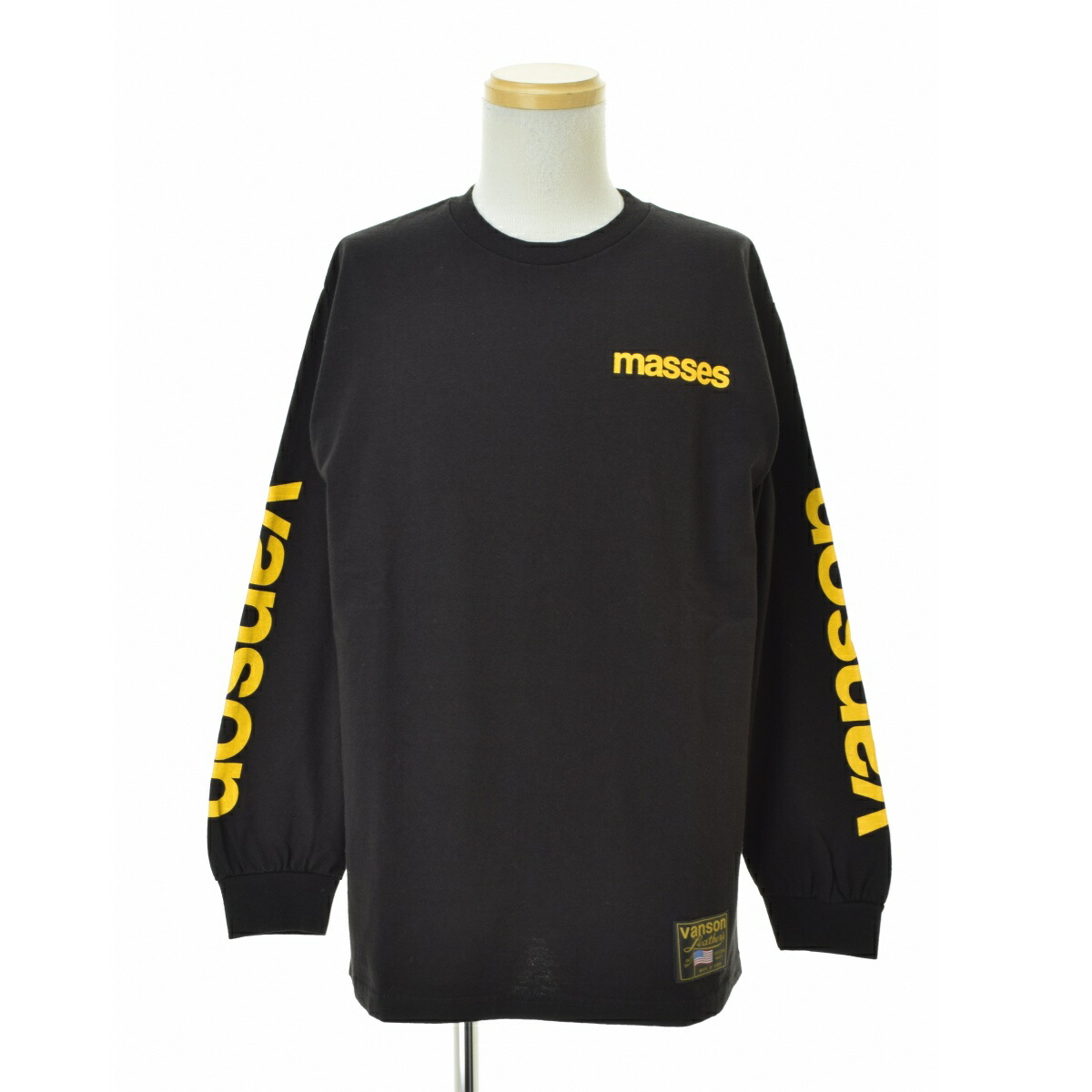 【中古】MASSES × VANSON / マシス × バンソン T-SHIRT L/S長袖Tシャツ【cacgaebb-m】