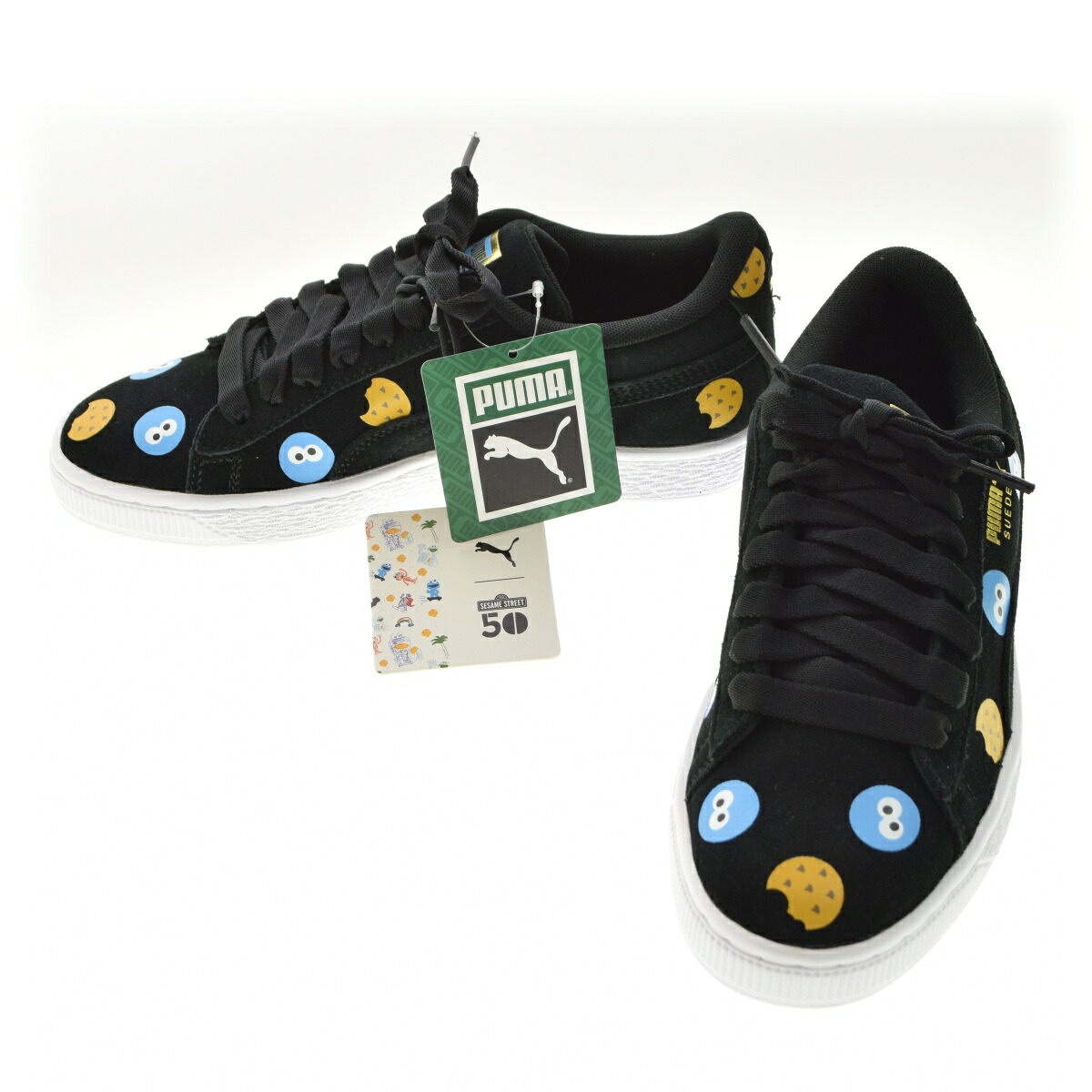 【中古】PUMA × Sesame Street / プーマ × セサミストリート 370340-01 50 Suede Badge Jrスニーカー【cacgadcj-z】