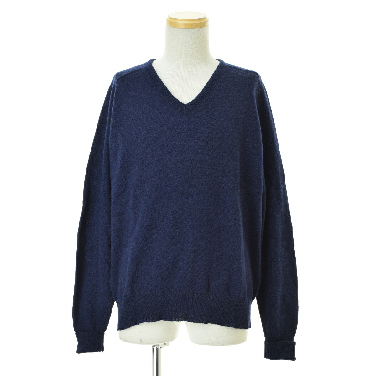 【中古】TOWNE AND KING 60s KIAMA-KID ウールモヘヤ Vネック長袖ニットセーター【cacgacbd-m】