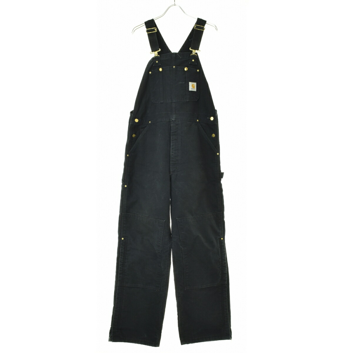 【美品】Carhartt オーバーオール ダブルニー仕様　ネイビー30x34 6296379.jpg