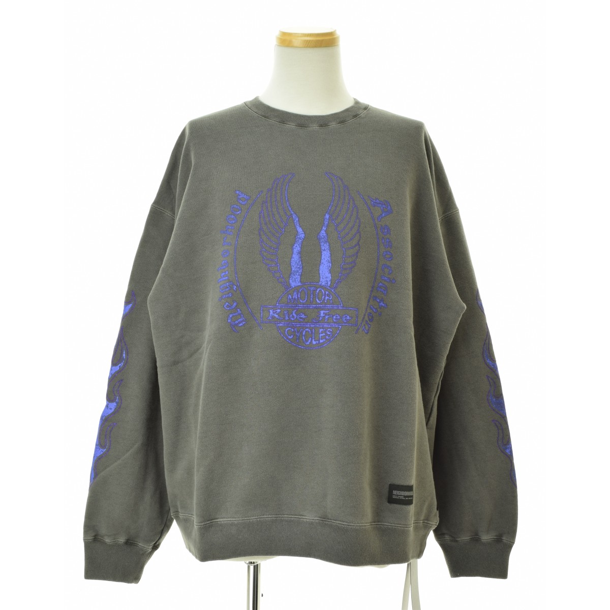 【中古】NEIGHBORHOOD / ネイバーフッド NEIGHBORHOOD 横浜店限定 24AW 242UNNH-CSM01S EXCLUSIVE SWEAT SHIRT長袖スウェット【cacfbcag-m】