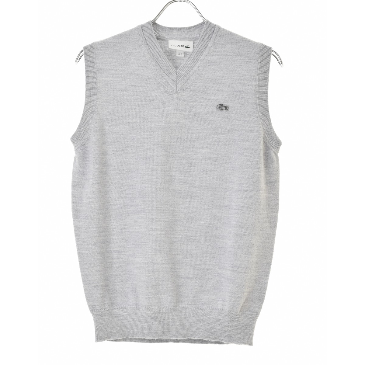 楽天市場】ラコステ ケーブル ニット Vネック ベスト LACOSTE AH7633