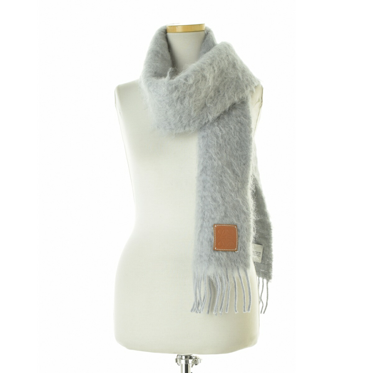 【中古】LOEWE / ロエベ Long Scarf アナグラム ウール モヘヤマフラー【cacgadcf-z】 23,100円