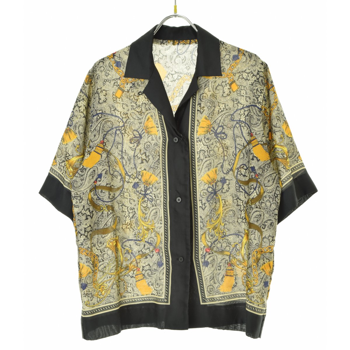 UNITED ARROWS◆半袖ブラウス/38/ポリエステル/GRN/1516-199-1601 UNITED ARROWS(ユナイテッドアローズ) / 半袖ブラウス/38/1516