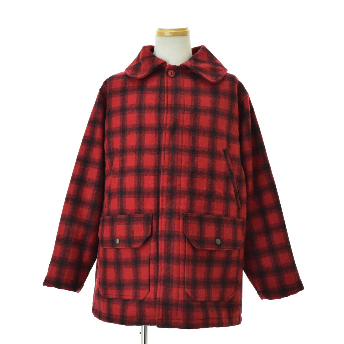 【中古】WOOLRICH / ウールリッチ80s チェックハンティングウールジャケット【cacgahae-m】|ブランド古着の買取販売カンフル