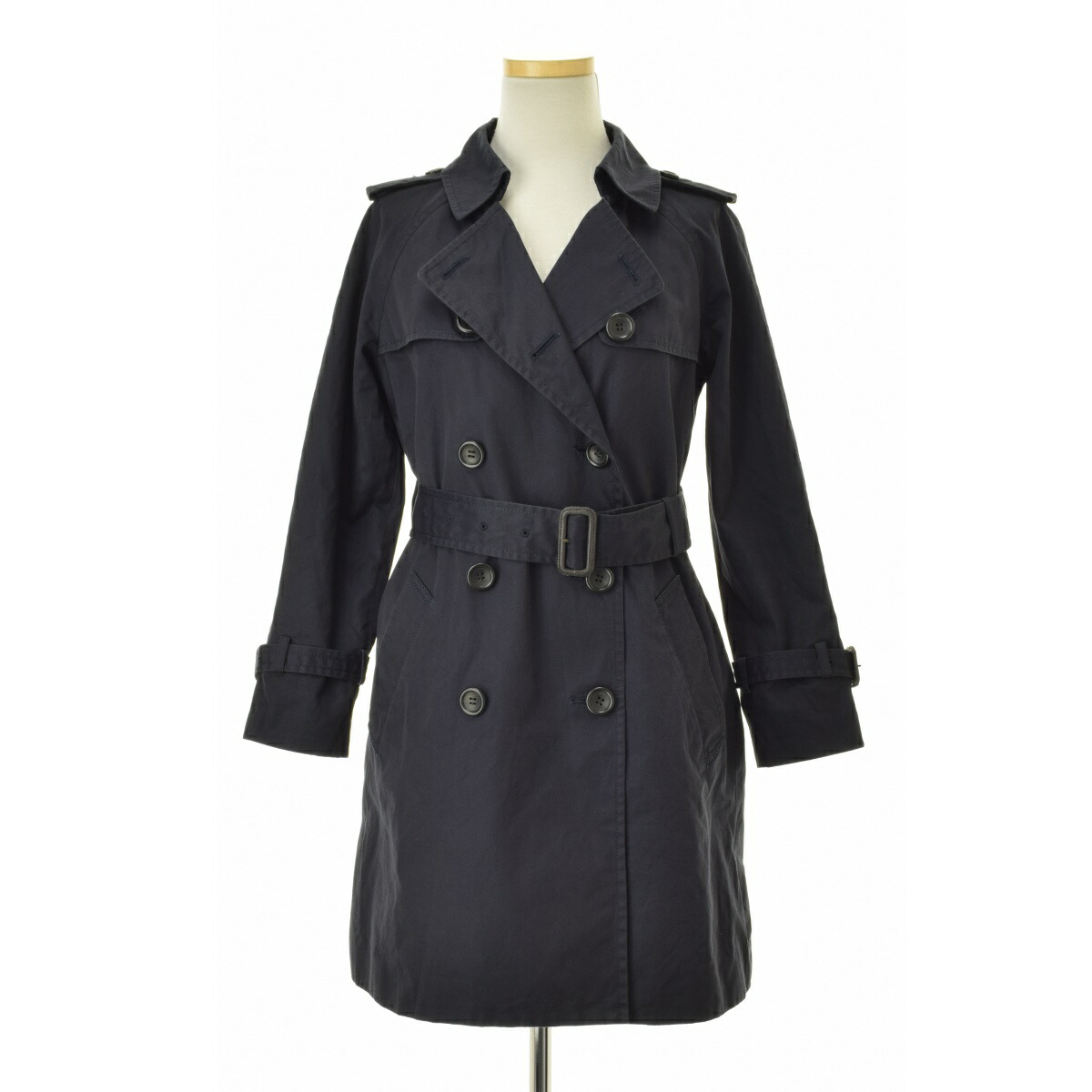 楽天市場】【中古】Spick and SpanW／Nyダブルブレストリバーコート