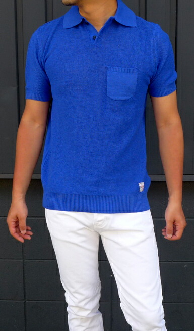 楽天市場 タケシクロサワ Takeshy Kurosawa 19 Ss 春夏新作 メンズ ポロシャツ 半袖 サマーニットサマーセーター ニット生地 カジュアル インナー おしゃれ メンズウエア ゴルフウェア Takeshy Kurosawa 198 ブルー 新品 イタリア製 送料無料 ブランドショップ 還元屋
