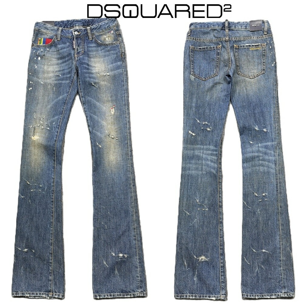 楽天市場】DSQUARED2 ディースクエアード ジーンズ Jennifer Cropped