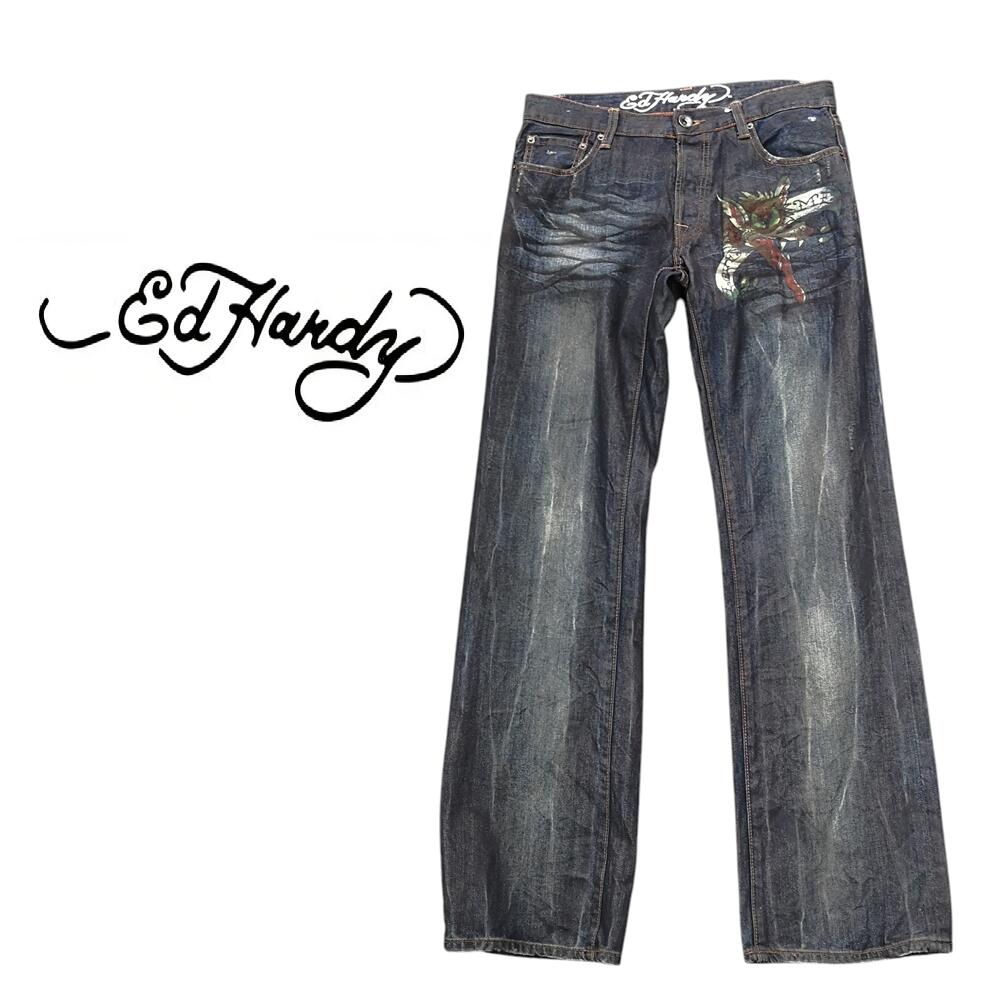 楽天市場】ED HARDY/エドハーディーEAGLE STRIKES ブラック