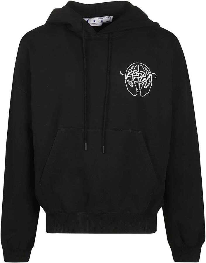 OFF‐WHITE☆エイリアン アロー スケートパーカー プリント入り Off-White UNDERCOVER SKELETON RVRS HOODIE フーディー ジップ