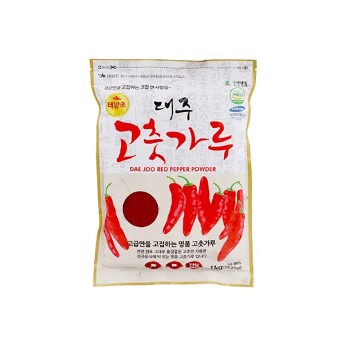 【デジュ】唐辛子粉　(調味用)　1kgx5袋★1袋当たり￥1,598.4(税込)  コチユカル コチュガル 韓国料理 細挽き 韓国調味料 韓国キムチ 韓国食材 韓国食品