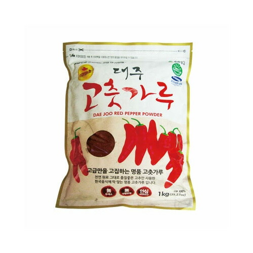 【デジュ】 唐辛子粉　(キムチ用)　1kg x5袋　★1袋当たり￥1,598.4(税込)　《コチユカル コチュガル 韓国料理 粗挽き 韓国調味料 韓国キムチ  韓国食材 韓国食品》