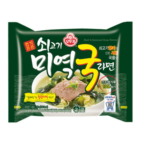 ★地域別送料★【オットギ】牛肉わかめスープラーメン　115gＸ1箱(32個)　韓国ラーメン インスタントラーメン 袋ラーメン 辛くないラーメン 9,953円