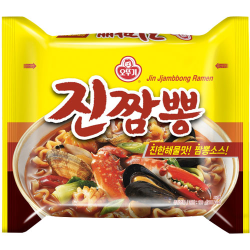 ★送料無料★【オットギ】ジンチャンポン　130gx1箱(32個)　 オトギ オットギ 韓国ラーメン インスタントラーメン 袋ラーメン 辛いラーメン チャンポンラーメン 海鮮ラーメン