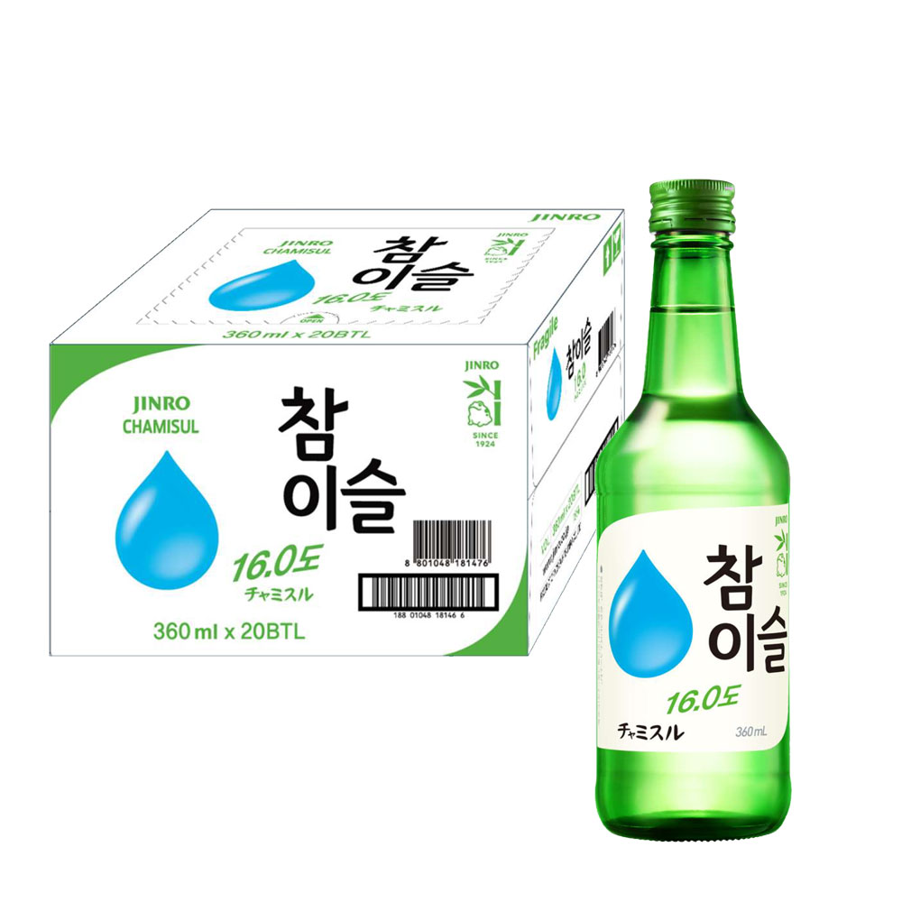 眞露　20本入り Amazon.co.jp: JINRO 眞露 is back [ リキュール16度 360ml×20本