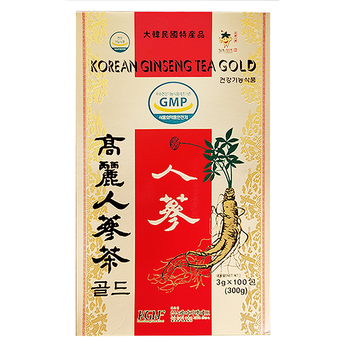楽天市場】高麗人参茶GOLD・粉末状 紙箱 3g×100包健康茶 伝統茶