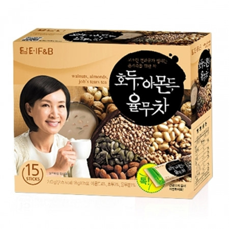 ★送料無料★【ダムト】 クルミ・ハトムギ茶　270g(18g×15個)×10個　☆韓国お茶 食事代用 ヘルシー茶 健康茶 人気 ホドユルム茶 甘い クルミ茶 韓国食品 韓国食材 韓国ドリンク