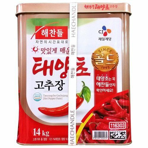 「へチャンドル」ゴールドコチュジャン14kg（GOLD）■韓国食品■日テレ ZIP/寿司/韓国料理/韓国食材/調味料/韓国ソース/唐辛子/コチュジャン/スパイス/カプサイシン/辛味【YDKG-s】