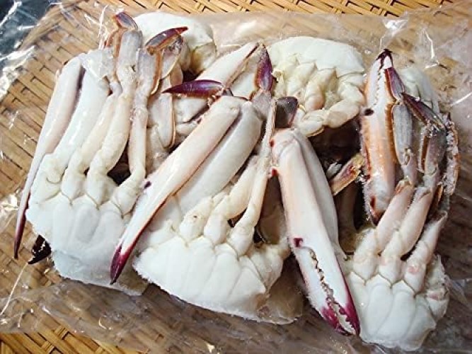 【楽天市場】 冷凍 冷凍切りガニ約1kg (Mサイズ) 韓国食品 激安 カニ 切りガニ 切りワタリガニ わたりがに 渡り蟹 切り かに ...