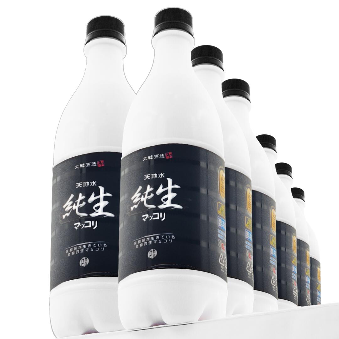 送料無料！「天地水」純生マッコリ750ml【2BOX】24本入り