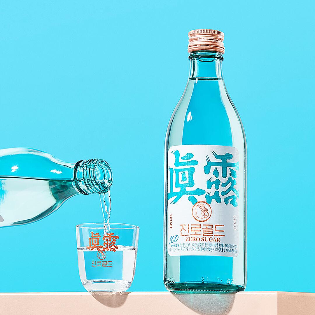 楽天市場】眞露 GOLD 360ml / ZERO SUGAR JINRO ジンロ ゴールド