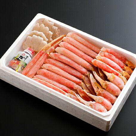 【かにすきセット】オリジナルプルリンカット 生ずわいがにカニ鍋セット（1.5kg） 特大 3L
