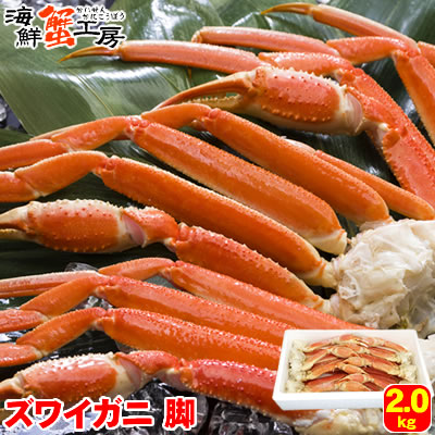ボイル ズワイガニ 脚 2kg かに カニ 蟹 ずわいがに ズワイガニ ズワイ蟹 ずわい蟹 北海道 グルメ ギフト 御祝 御礼 誕生日祝 内祝 残暑見舞 お中元 父の日 母の日