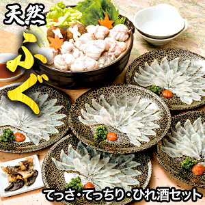 【ポイント10倍進呈中】合計1.2kg超 国産まふぐ贅沢セット ふぐ フグ 河豚 刺身 生食 天然 てっさ まふぐ とらふぐ てっちり ヒレ酒 ひれ酒 下関 山口 盛り合わせ 年末年始 正月 おせち 満足良品館 送料無料