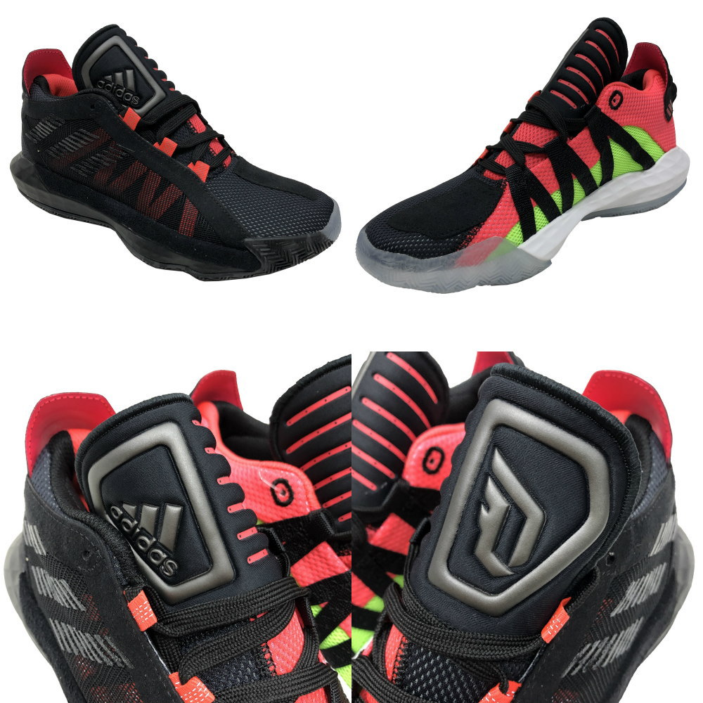 楽天市場 アディダス バッシュ ジュニア 子供用 Dame 6 J Eh2791 コアブラック トレースグレーメタリック ショックレッド バスケット シューズ ミニバス Adidas カニエスポーツ