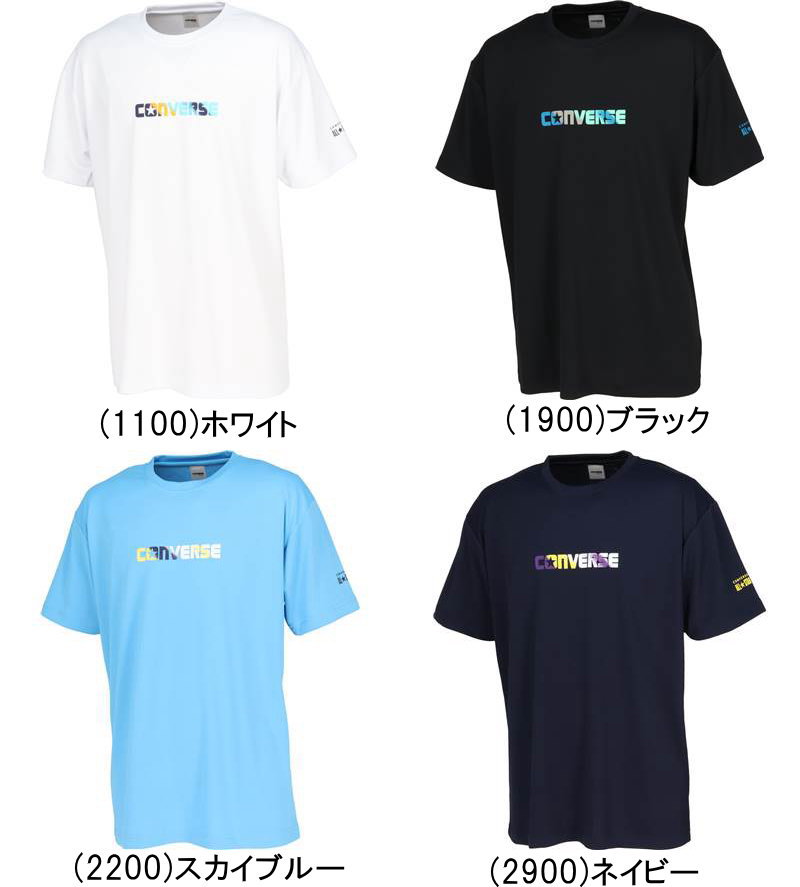 コンバース(CONVERSE) プリントTシャツ 半袖 プラクティスシャツ CB231360