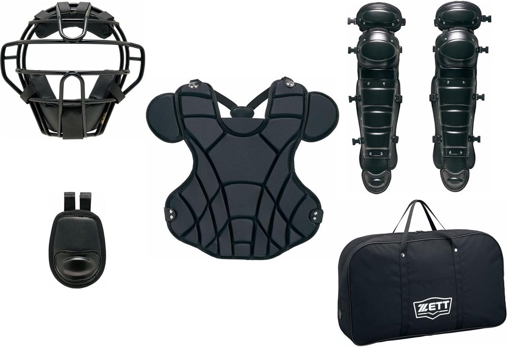 楽天市場】ゼット ZETT キャッチャー防具 4点セット BL3320 軟式野球