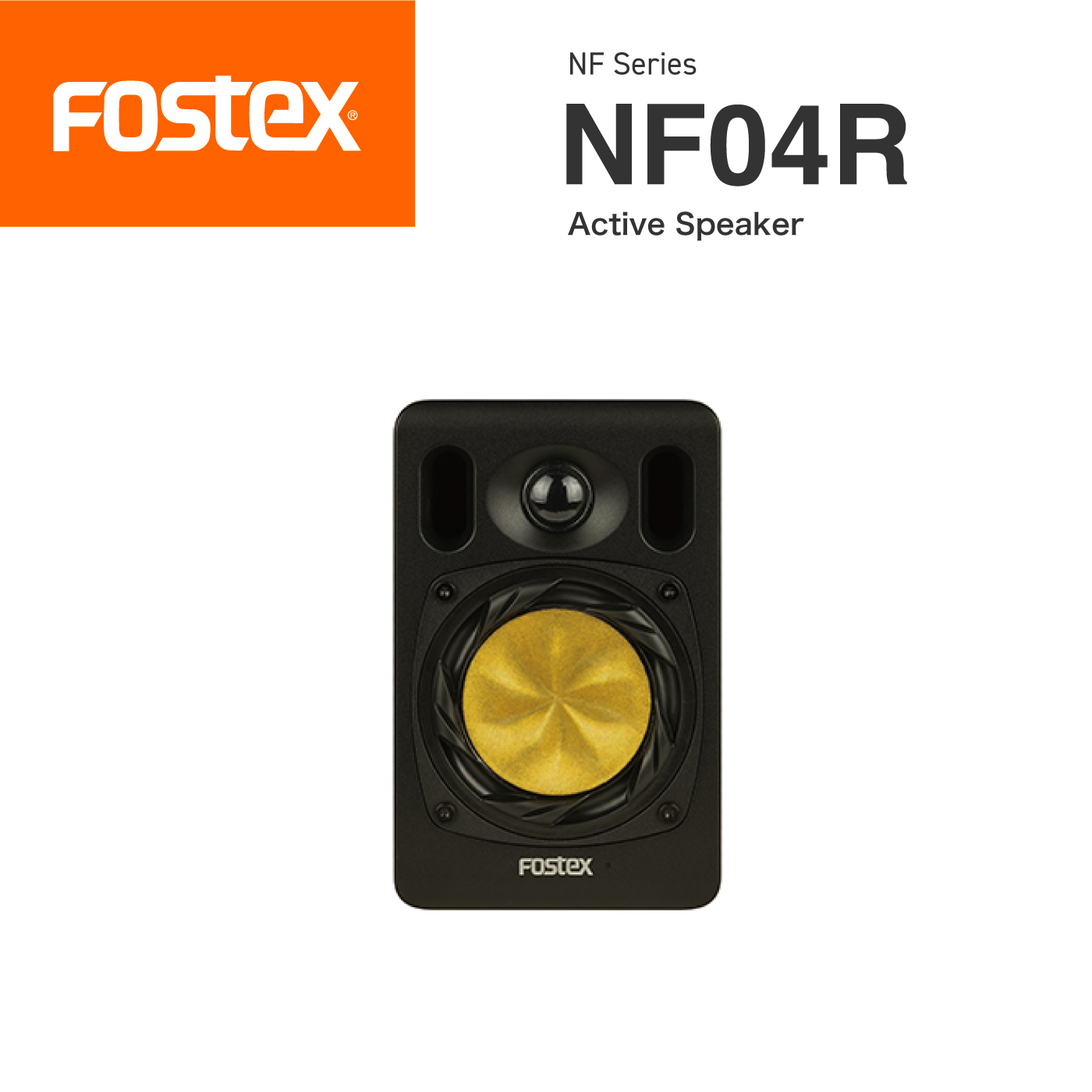 SALE／65%OFF】 FOSTEX NF04R アクティブスピーカー 1台 フォステクス