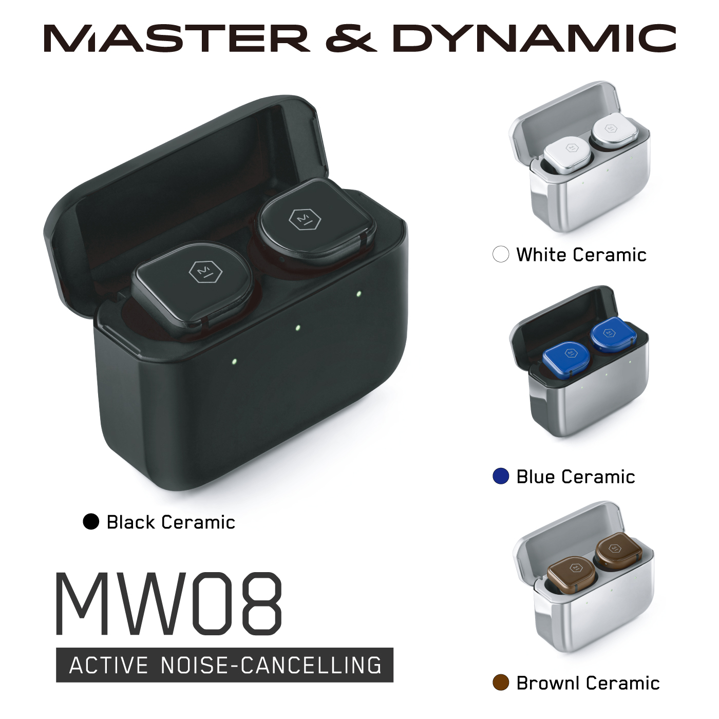 2021春夏新作】 MASTER DYNAMIC MW08 アクティブノイズキャンセリング