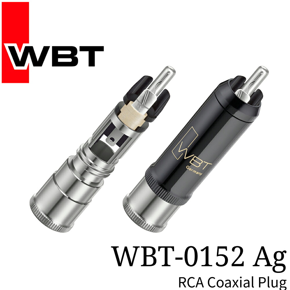 WBT  WBT-0152AG RCA 繋ぎ 純銀中核グループcoaxial 赤×2 白×2 4個書き割り ＦＲＧ 定め事代わりになる店
