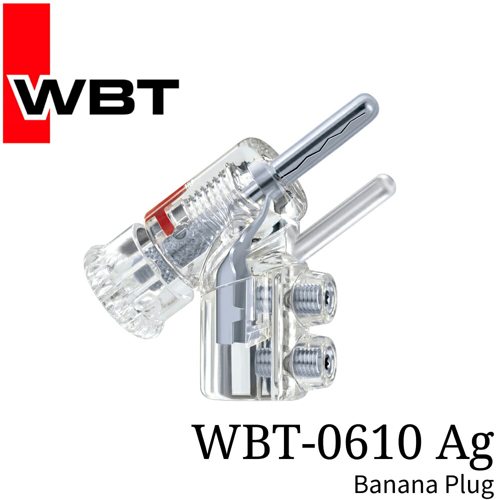 WBT  WBT-0610AG バナナの木繋ぎ 純銀中核グループcoaxial 赤×2 白×2 4個書き割り ＦＲＧ 定め事代わりになる店