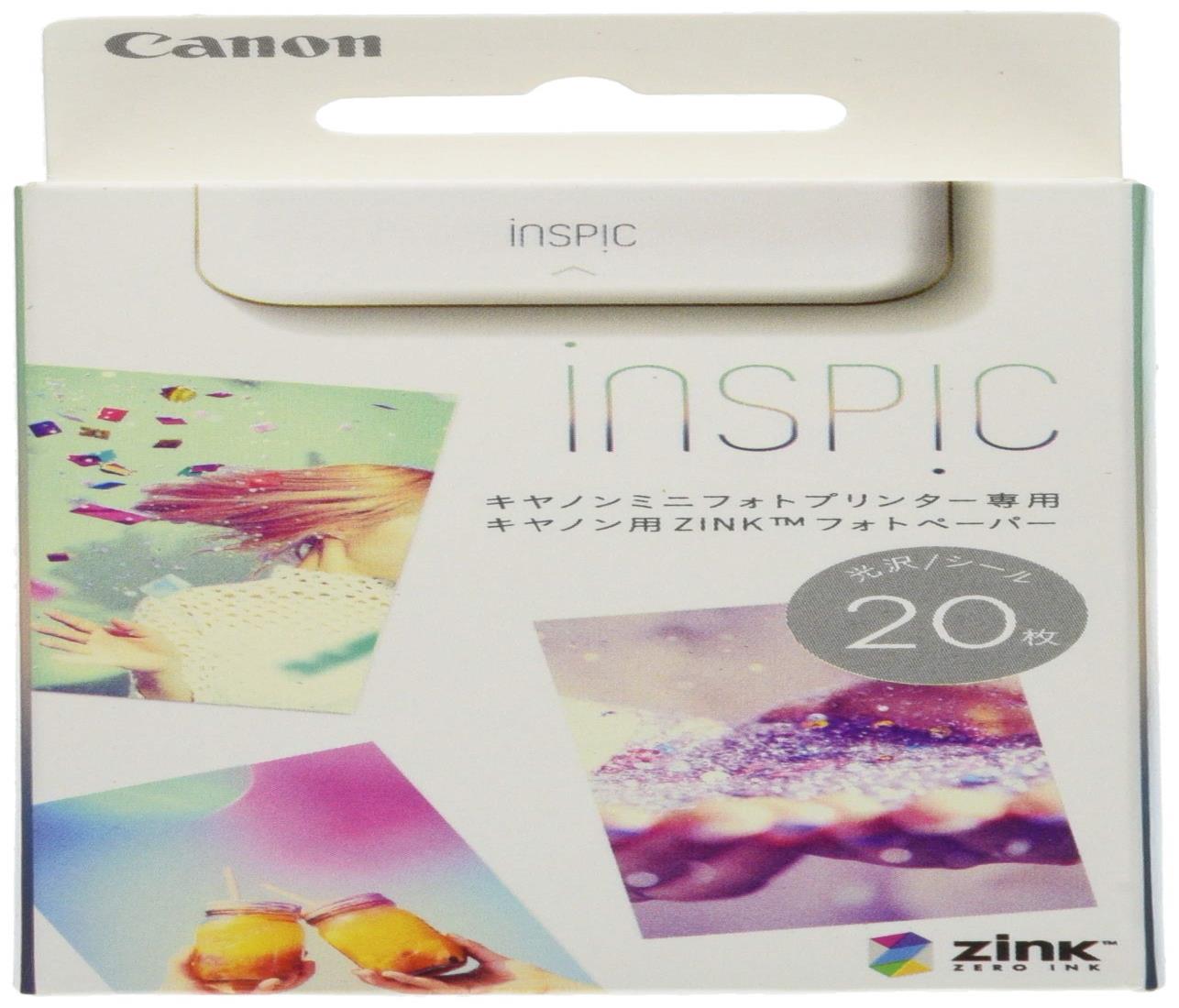 楽天市場】キヤノンZP-2030-20 iNSPiC用 ZINKフォトペーパー20枚