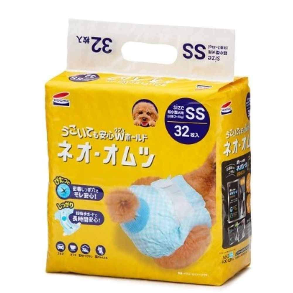 ネオ・ルー生存期間 ネオ・オムツ 超小型犬用 SS 32枚x8個入り口・入口 (入れもの売りわたす)