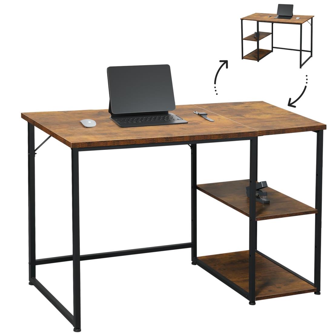 楽天市場】Maihail ゲーミングデスク 140幅 ラック付き パソコンデスク