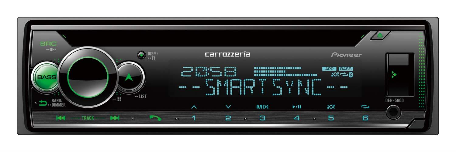 Pioneer パイオ ニア オーディオ DEH-5600 1D CD Bluetooth USB iPod i Phone AUX DSP カロッツェリア